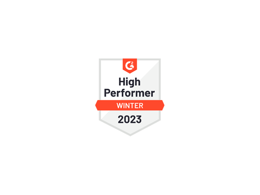 G2 "High performer" badge