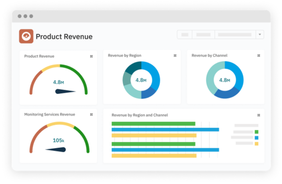 Preview of the Accounting Seed financial reporting and dashboard software