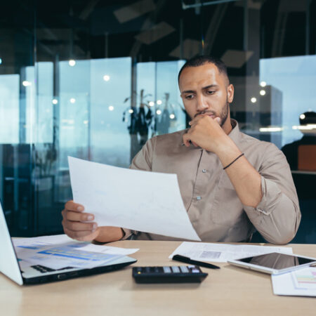 man considering sage intacct alternatives